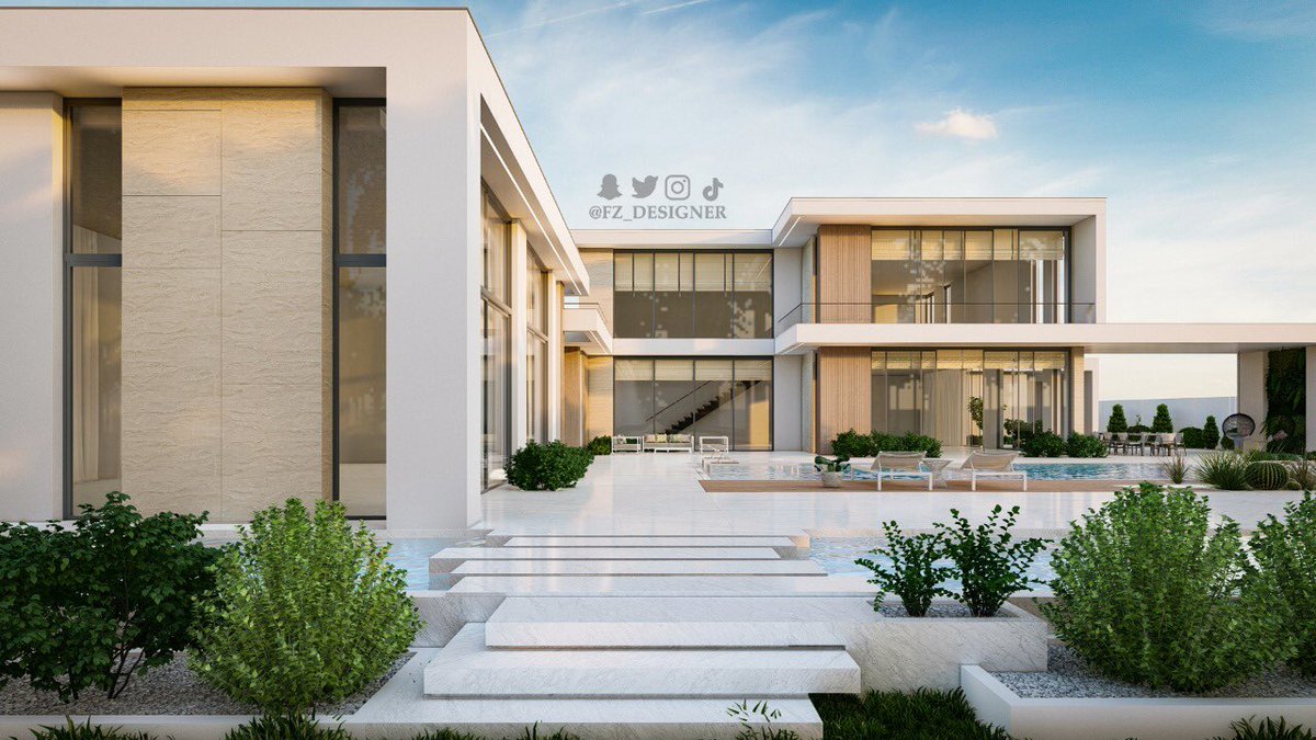 fz_designer's tweet photo. تصميمي الأخير لفيلا مزرعة خاصه ومجالس ضيافة غرب مدينة #الرياض

عملنا على تصميم الفراغ الخارجي والواجهات وتكوين الكتل المعمارية بما يراعي استمرار وترابط خطوط التصميم وتوحيد العناصر الحضرية المقترحة .. والدمج في التصميم لإظهار الموقع ككتلة واحده مترابطة ومنسجمة https://t.co/XHHIZMmbz7