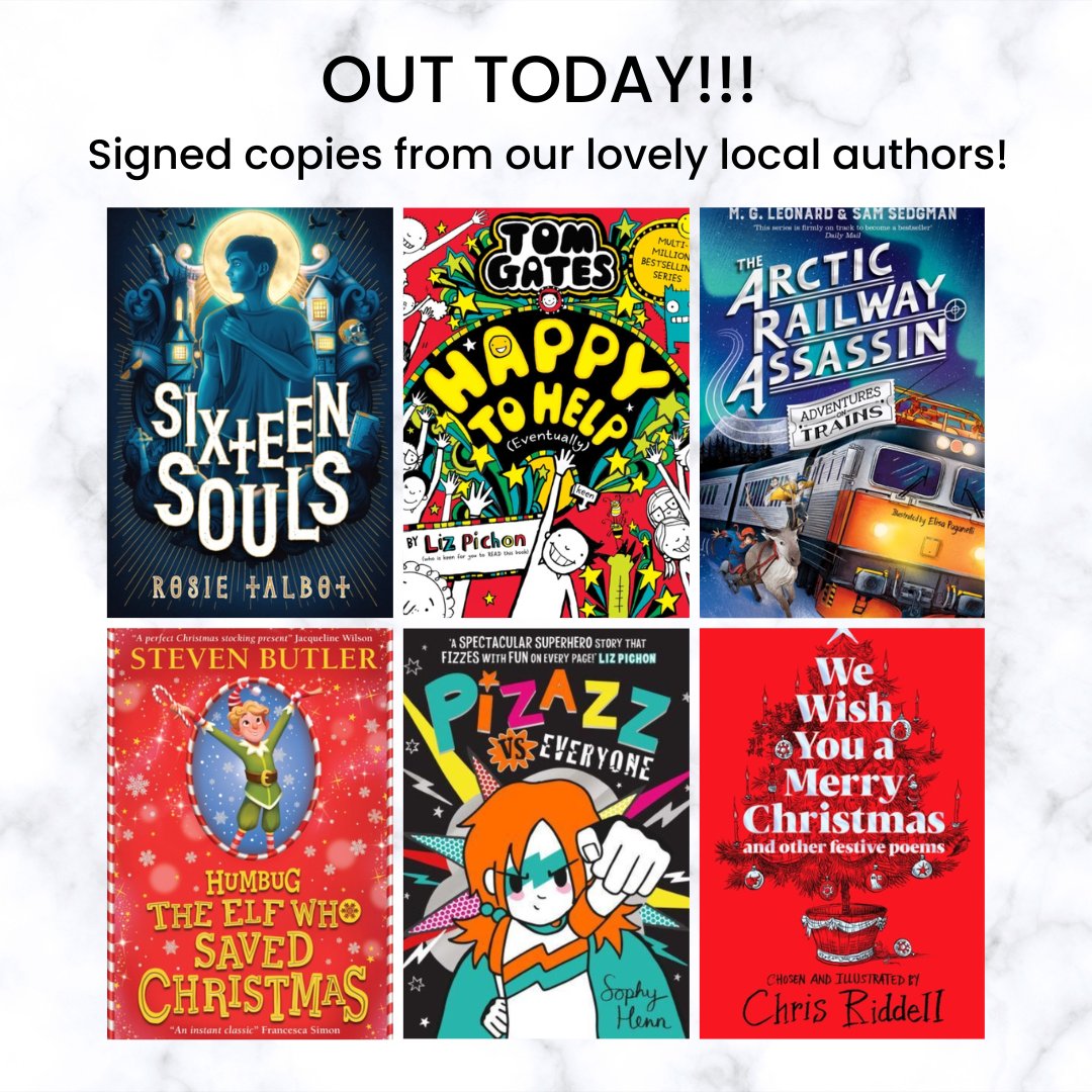 So many lovely books out today! Here is our signed selection for you, from some wonderful local authors! All available here 👉 booknookuk.com #buylocal #buylocalauthors #indiebookshop #signedbooks @merrowchild @LizPichon @MGLnrd @sbutlerbooks @sophyhenn @chrisriddell50