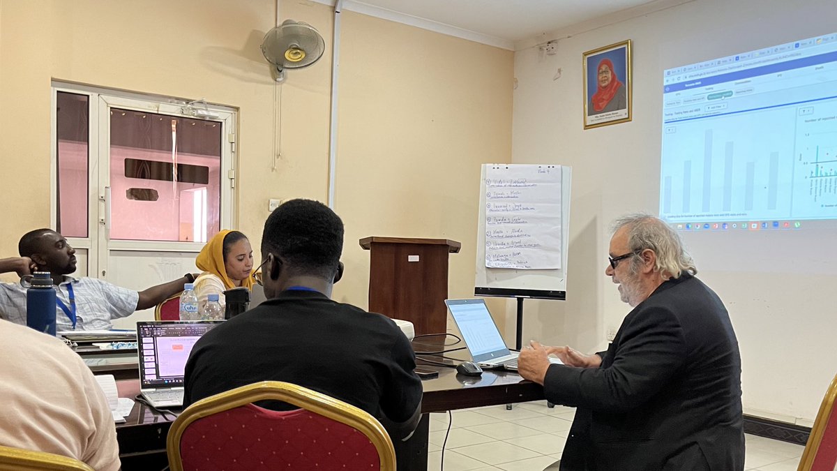 lipangalala's tweet photo. Demonstration of the functionalities of #DHIS2 during the @SwissTPH @ifakarahealth Field #Malaria Course this week in Zanzibar. @dhis_2 has revolutionized health data availability for decision makers in >70 countries! 1/2 https://t.co/QU0qIZe9oB