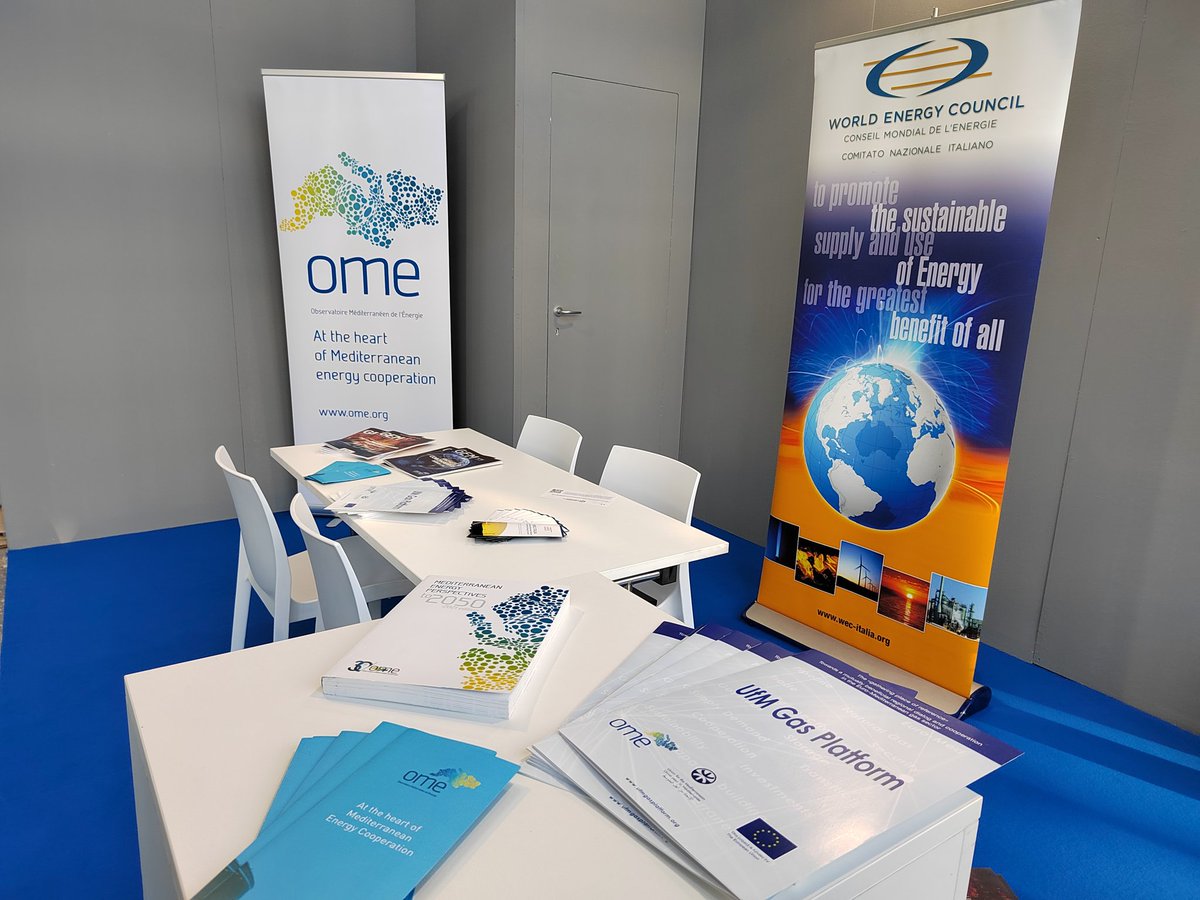 #Energy

We look forward to seeing you together with @WECouncil at stand 32 of @FiereBologna for #BFWE.
Come and discover the @OME_cooperation international network and the activity on #Energy Transition in the #Mediterranean that we carry out together with #WEC_Italia