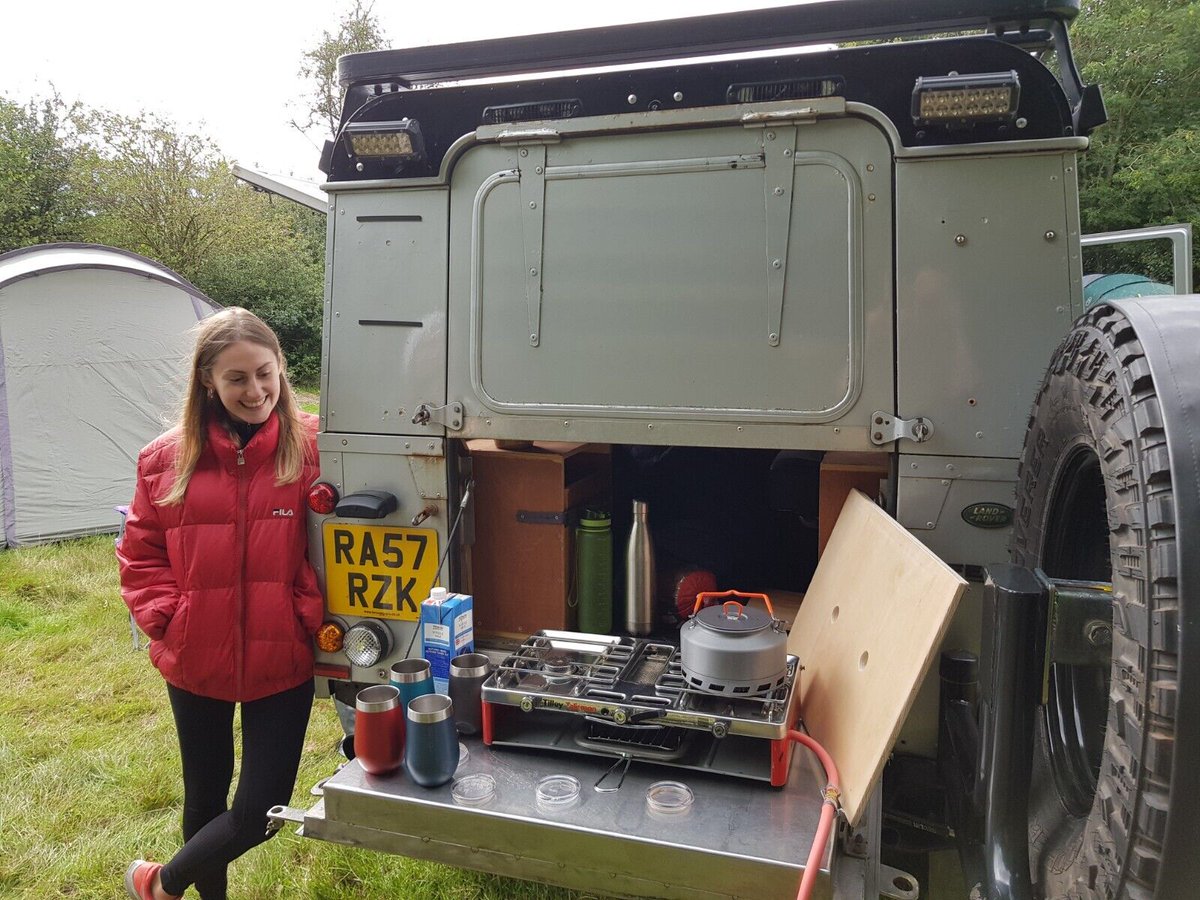 LandyDefender90's tweet image. Land Rover Defender 110 Campervan / Expedition vehicle - defender-landrover.co.uk/2022/10/land-r… -For Sale
