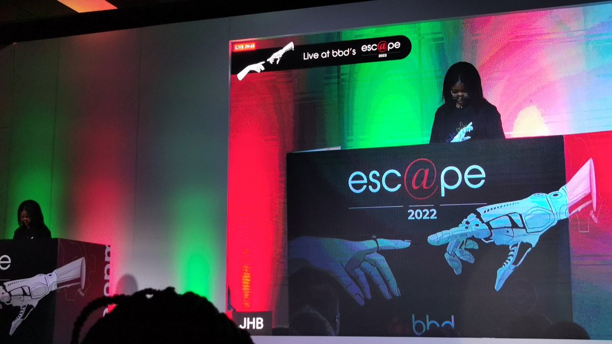 amy_pegram's tweet photo. WHAT AN AMAZING TALK <3 @techatMika #BBDEscape #BBDEscape2022 https://t.co/s0NyTGvfoj