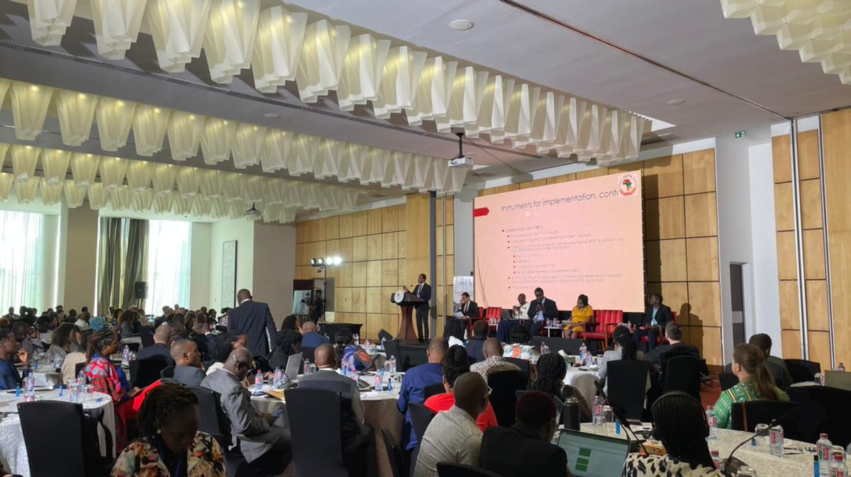 AfricanACCA's tweet photo. #BHRAfrica
1st Panel of the day: Mainstreaming Human rights in the implementation of #AfCTFA
#bizhumanrights
#corporateaccountability https://t.co/QpObrhqPLm