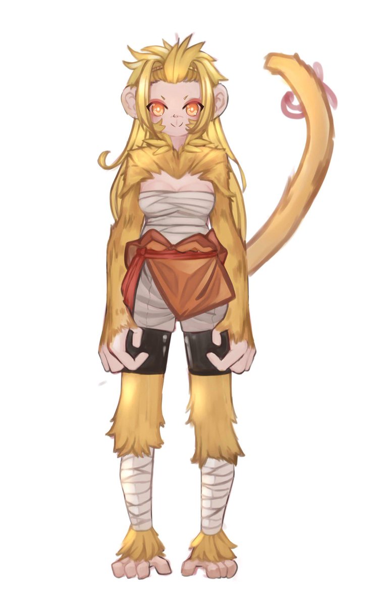 KExps's tweet photo. Even in our greatest state of emotional disarray, we can obtain equilibrium 💓. 
Art by the masterful @aisa_sama 
#MonsterPrincessTrials #Sphere_of_Compassion #MonsterGirls #animeart #fantasy #monkeygirl https://t.co/QxUrIT3Vwx