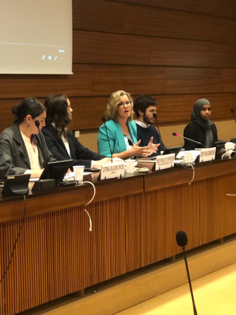 KellyTClements's tweet photo. Privileged with @goodman_ds &amp; dynamic @Refugees team with @ICVAnetwork to brief member states on serious efforts to live  #ZeroTolerance for inaction to prevent &amp; address sexual misconduct through support to survivors, culture change, local best practice &amp; operational experience. https://t.co/ZuDtUryqdX