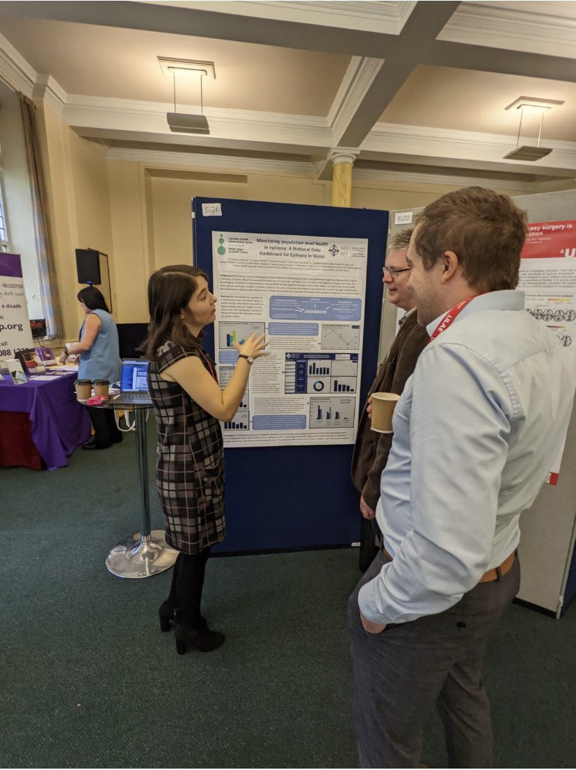NKalra5's tweet photo. Showcasing at the #ILAE2022 Epilepsy conference with Epilepsy clinicians from AB and SB with a poster showing the collaboration between clinicians and analysts to produce insights through #BI tools #Dashboard #datatoknowledge #D2K https://t.co/ItuVHtC4qE