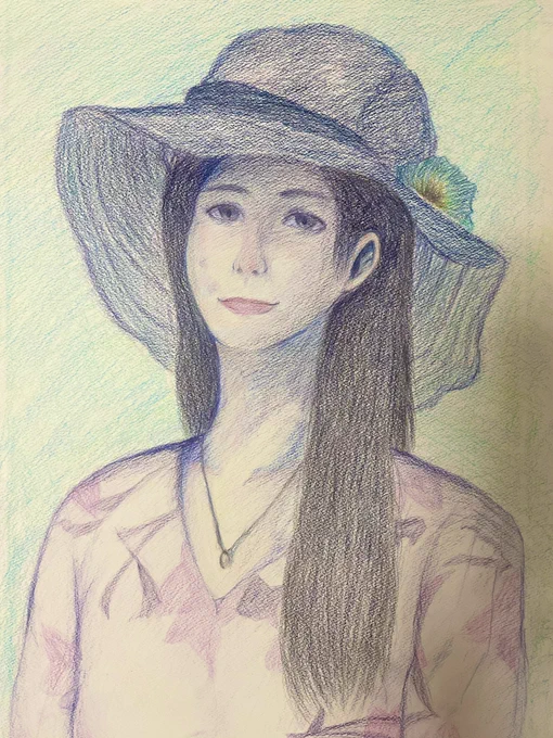 #人物画また筆圧を抑えきれなかったので、途中で諦めて2枚描きましたよ(^∀^)2枚目は結構優しさを取り戻せたんじゃないでしょうか?꒰ঌ(っ˘꒳˘c)໒꒱#個人的あるある優しさって何かと利用されがち(。'・ω・)この世から優しさが消えないのは奇跡としか思えませんな…(っ・д・)≡⊃)3゜)∵ヒィ 