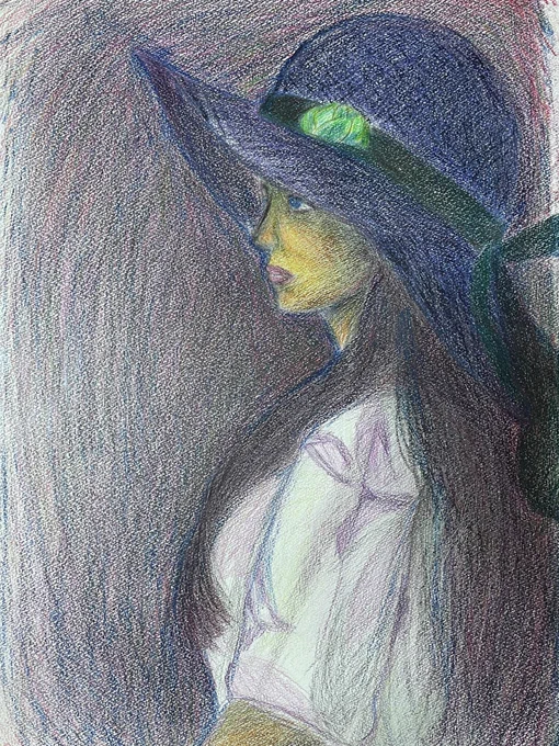#人物画また筆圧を抑えきれなかったので、途中で諦めて2枚描きましたよ(^∀^)2枚目は結構優しさを取り戻せたんじゃないでしょうか?꒰ঌ(っ˘꒳˘c)໒꒱#個人的あるある優しさって何かと利用されがち(。'・ω・)この世から優しさが消えないのは奇跡としか思えませんな…(っ・д・)≡⊃)3゜)∵ヒィ 