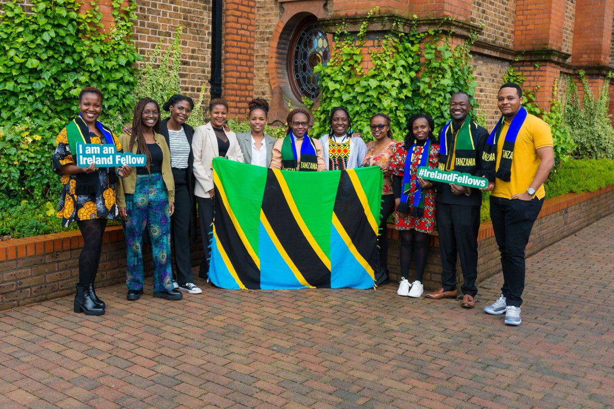 Happy #NyerereDay from our Tanzanian 🇹🇿#IrelandFellows all the way from 🇮🇪. @ICOSirl @dfatirl @Irish_Aid