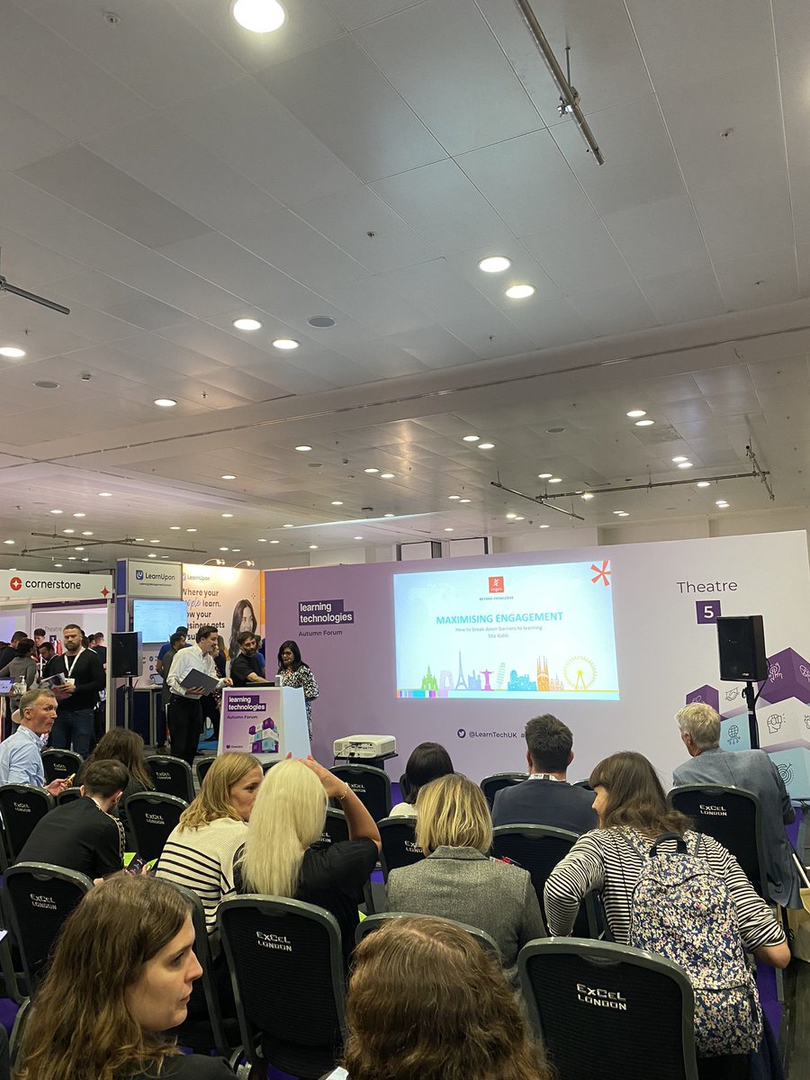 Head over to Theatre 5 now to catch our seminar ‘How to break down barriers to learning – Maximising engagement’ <a href="/LearningTechUK/">Learning Tech</a>
#LTAF22