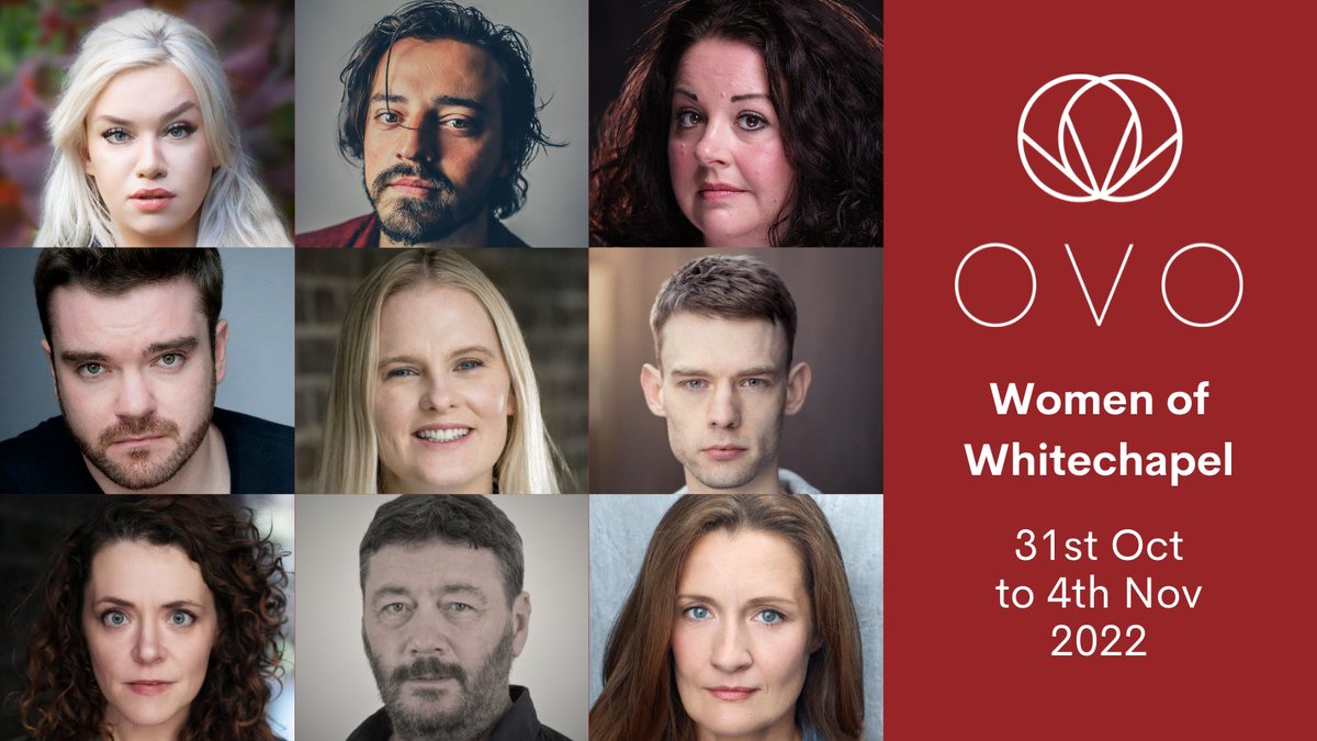 We're delighted to announce our fantastic cast for Women of Whitechapel by Melissa Amer, directed by Anna Franklin.

31st Oct to 4th Nov
Tickets at ovo.org.uk/big-shows/wome…

#theatre #stalbans #jacktheripper #whitechapel