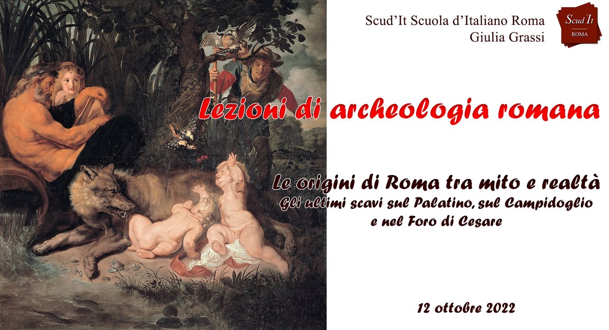 robertoscudit's tweet photo. Le origini di Roma tra mito e realtà: gli iscritti che ieri non hanno potuto seguire la 1° lezione del corso di archeologia di Giulia Grassi possono chiedere alla segreteria Scudit link e password per vederla in videoregistrazione.
https://t.co/wk9lAXAWjX

#italiano #archeologia https://t.co/KeYyVs3u8V