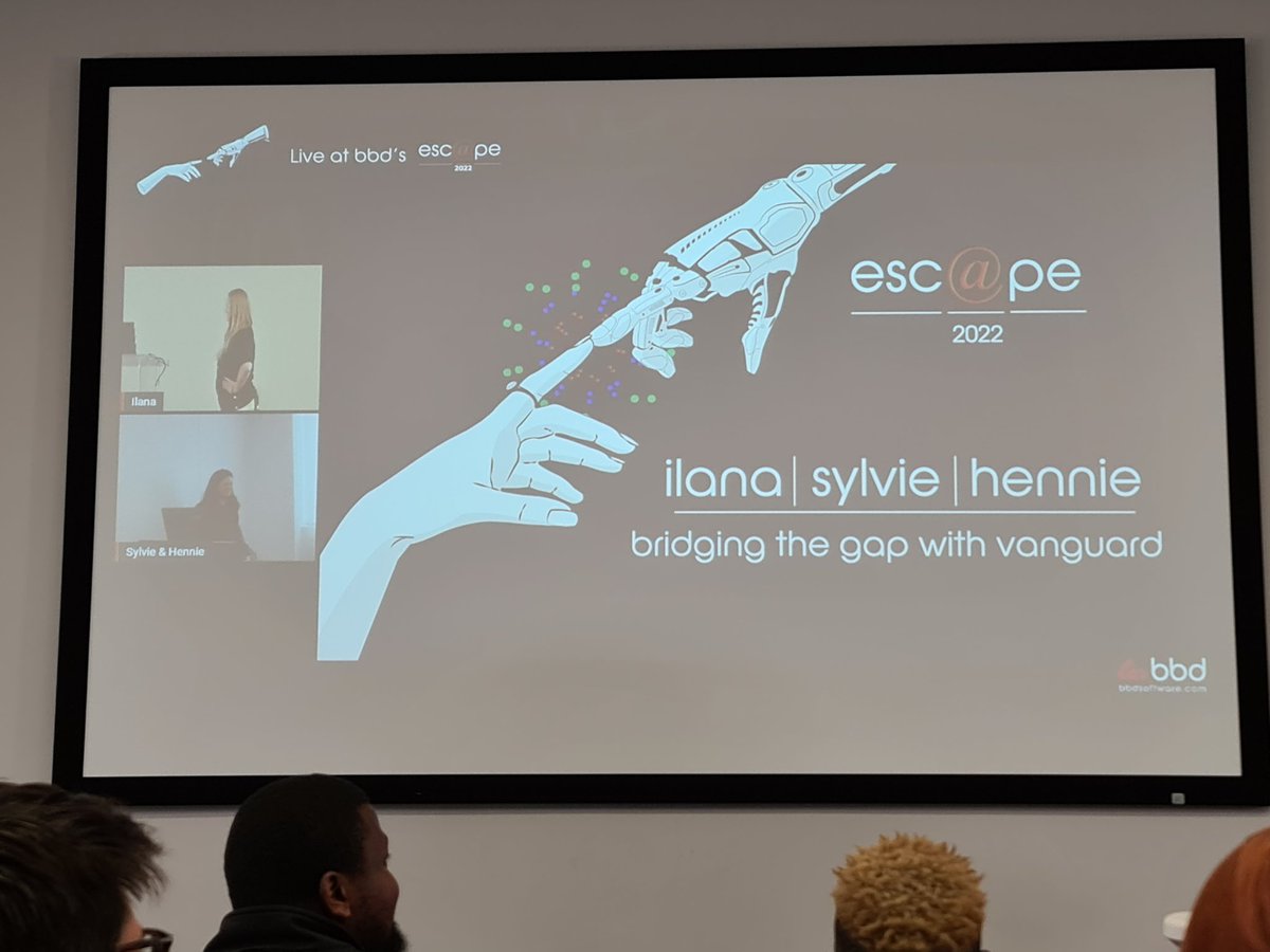 bundyza's tweet photo. Eager to learn about this BBD Vanguard accelerator 🤭 #BBDescape2022 @bbdsoftware https://t.co/Voo219CCBg