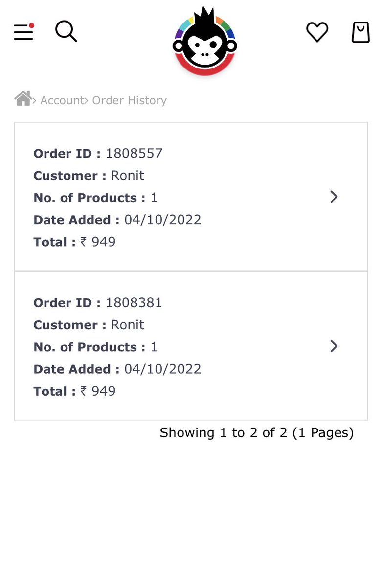 RonitChavan1's tweet photo. @bira91

I had placed 2 orders both orders were placed on 4th October. As per your Delivery TaT it was supposed to be delivered in 5-7 business days. The product is still not delivered nor it has been dispatched yet. No updates are being provided regarding this. Need support!!! https://t.co/ZS7PVgVcCX