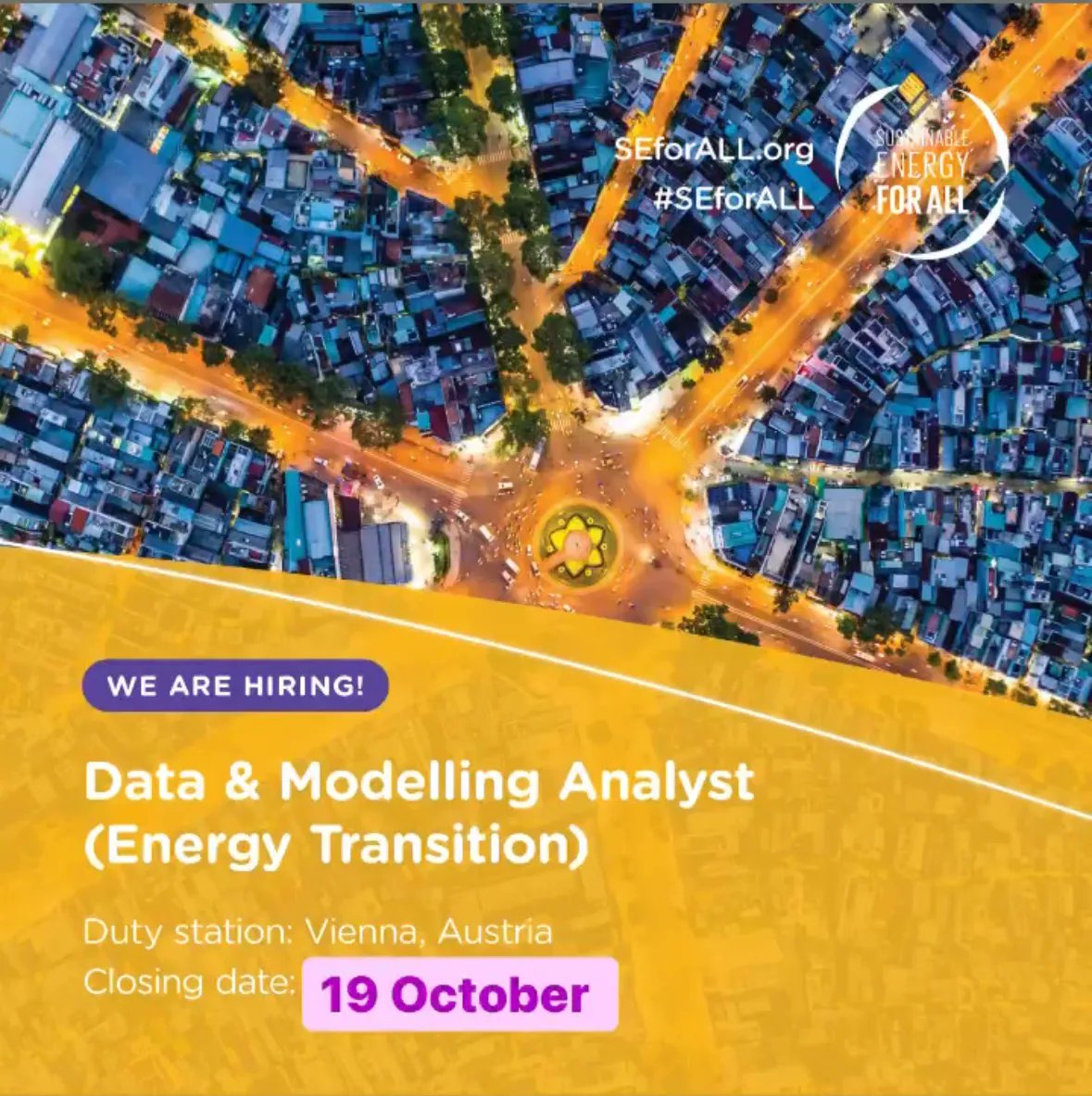 We are extending the application deadline for these two vacancy notices to 19 October 📢 To find out more and apply, click 👉 bit.ly/3fZTfiq #jobopportunities #datamodelling #EnergyTransition