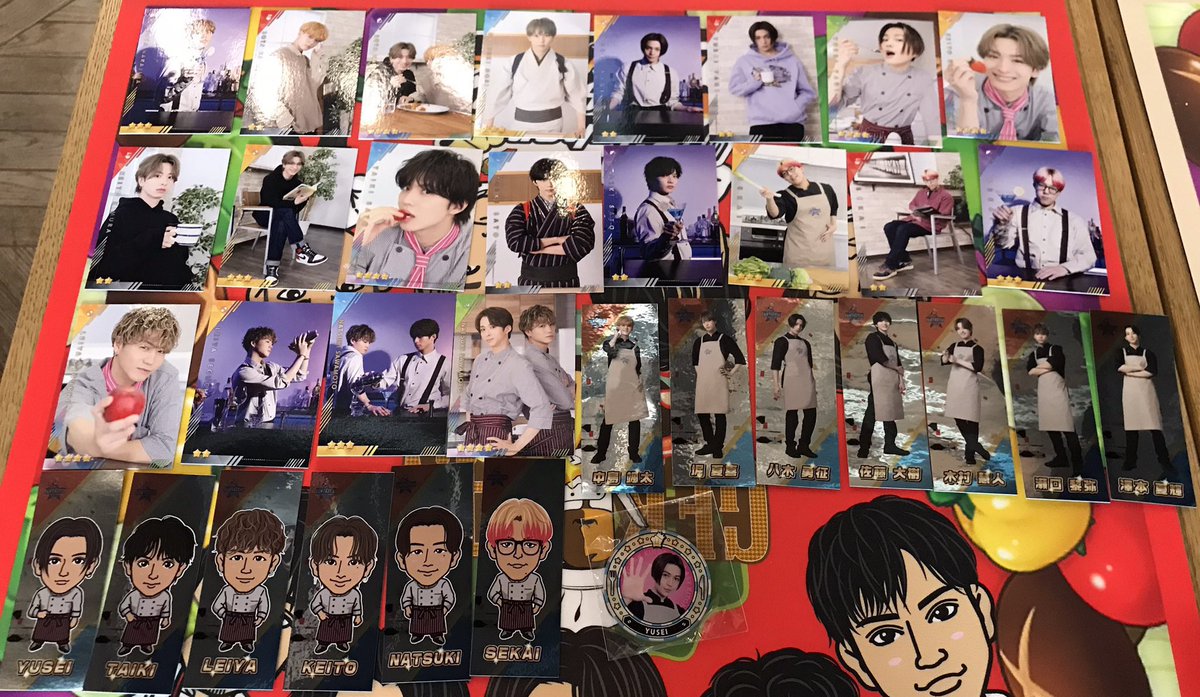 FANTA_ticket's tweet photo. キッチンキングダム  kitchenkingdom KCK  FANTASTICS ファンタKitchen Kingdom 羽田 LDHKitchen コイン 千社札 カード トラステ

譲:中島颯太 八木勇征 堀夏喜 澤本夏輝 木村慧人 佐藤大樹 世界 瀬口黎弥

求:中島 堀 クリアカード･クリチャ グリッター クッション
買取可能🙆‍♀️異種交換🙆‍♀️

RT後DM💦 https://t.co/BNqtq93PqC