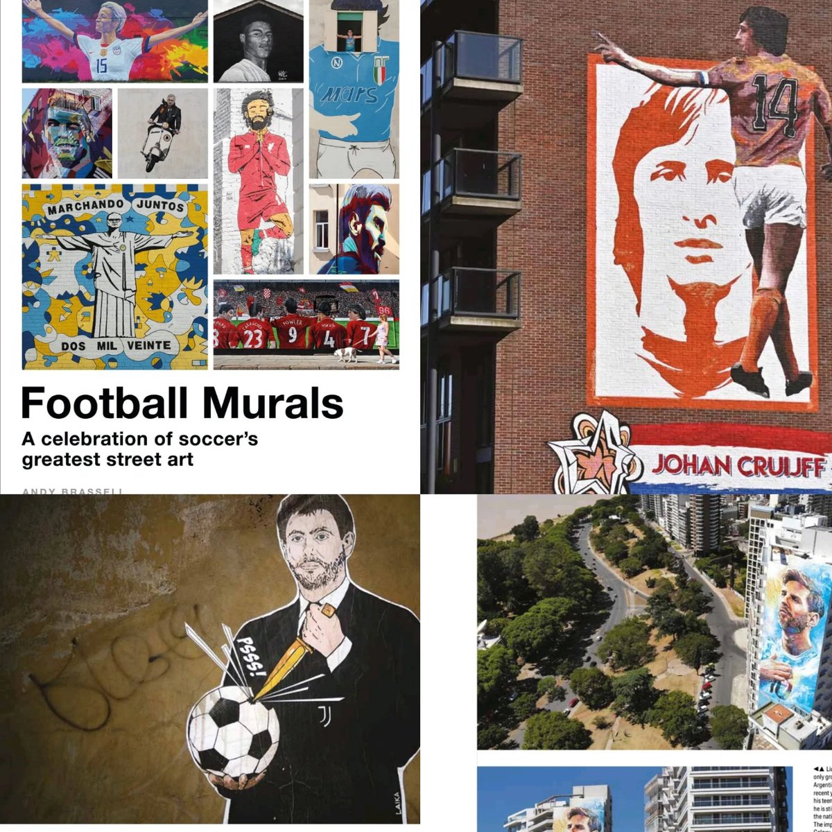 Football Murals is out today! Available at all decent book stores (&amp; the link in bio). Thanks for all the love and support x