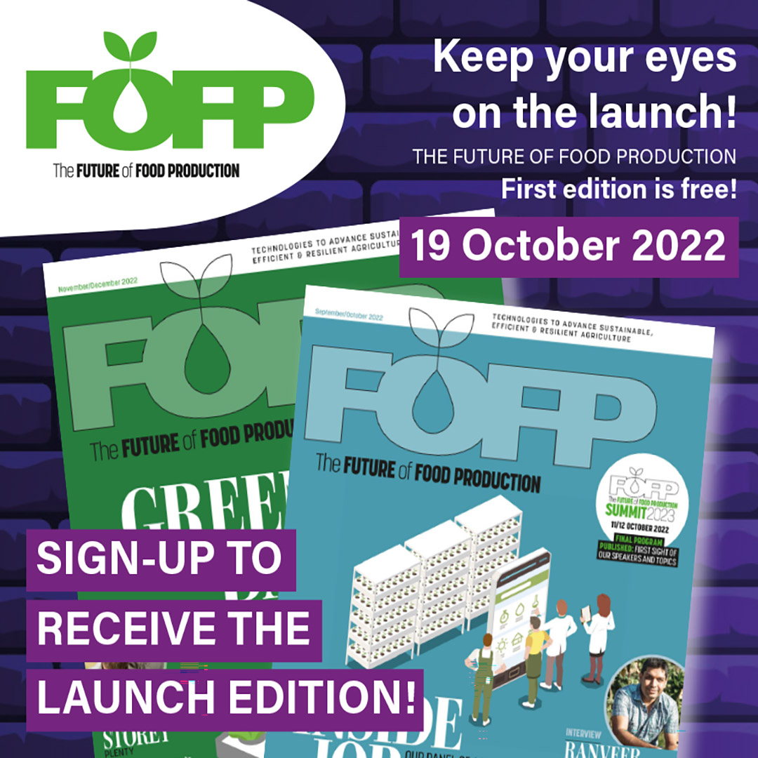 If you've been following us on LinkedIn, then you'll know that the digitization of agricultural practices is a key topic in The Future of Food Production magazine. 

Learn more about smart farming, sign-up to receive the magazine for free on October 19 - hubs.ly/Q01nN9Sq0