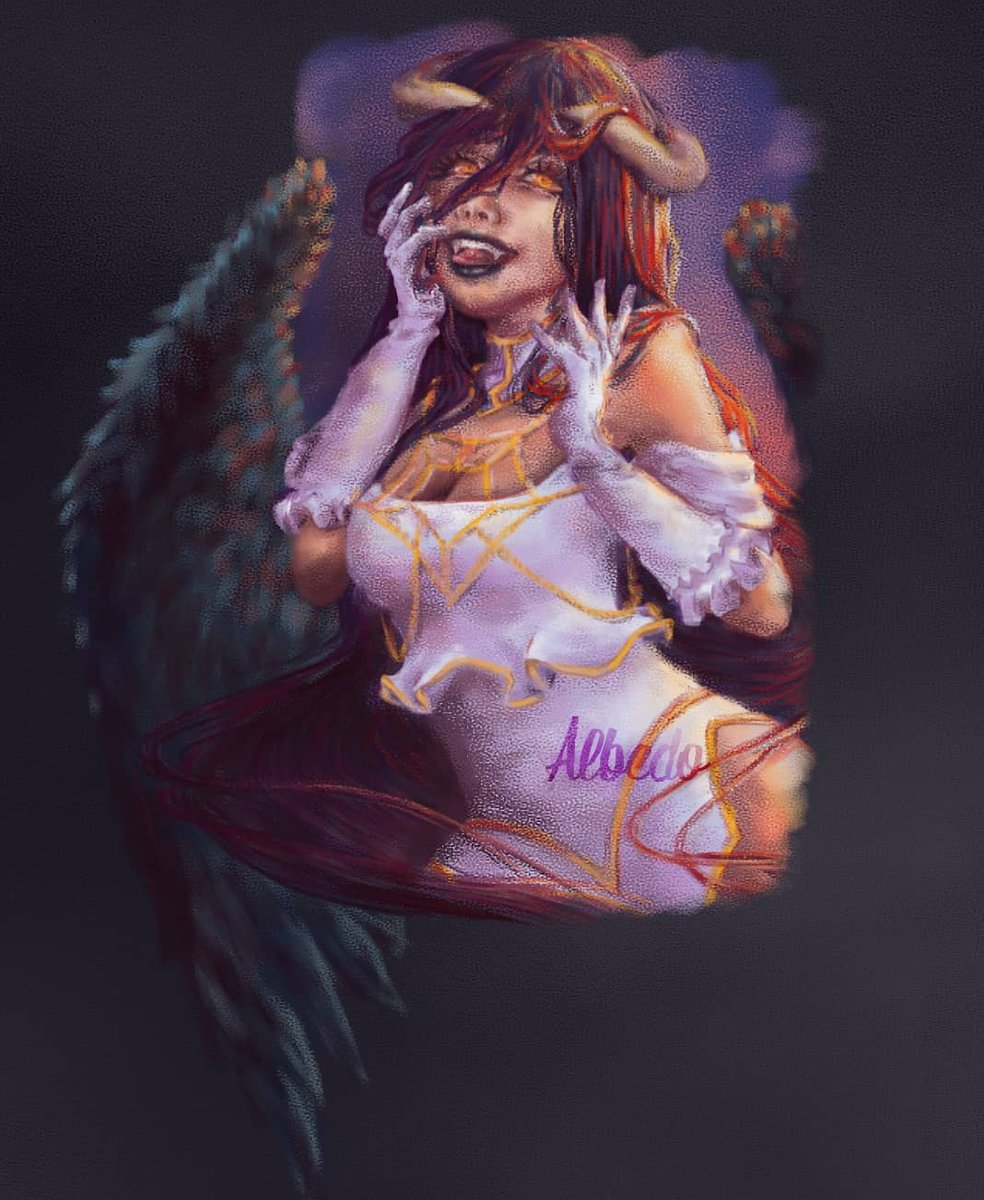 daryakarty's tweet photo. I wanna draw more of badass gals.. 😳 

#albedo #anime #fanart #overlord #yandere #digitalart https://t.co/q5DqXsguOr