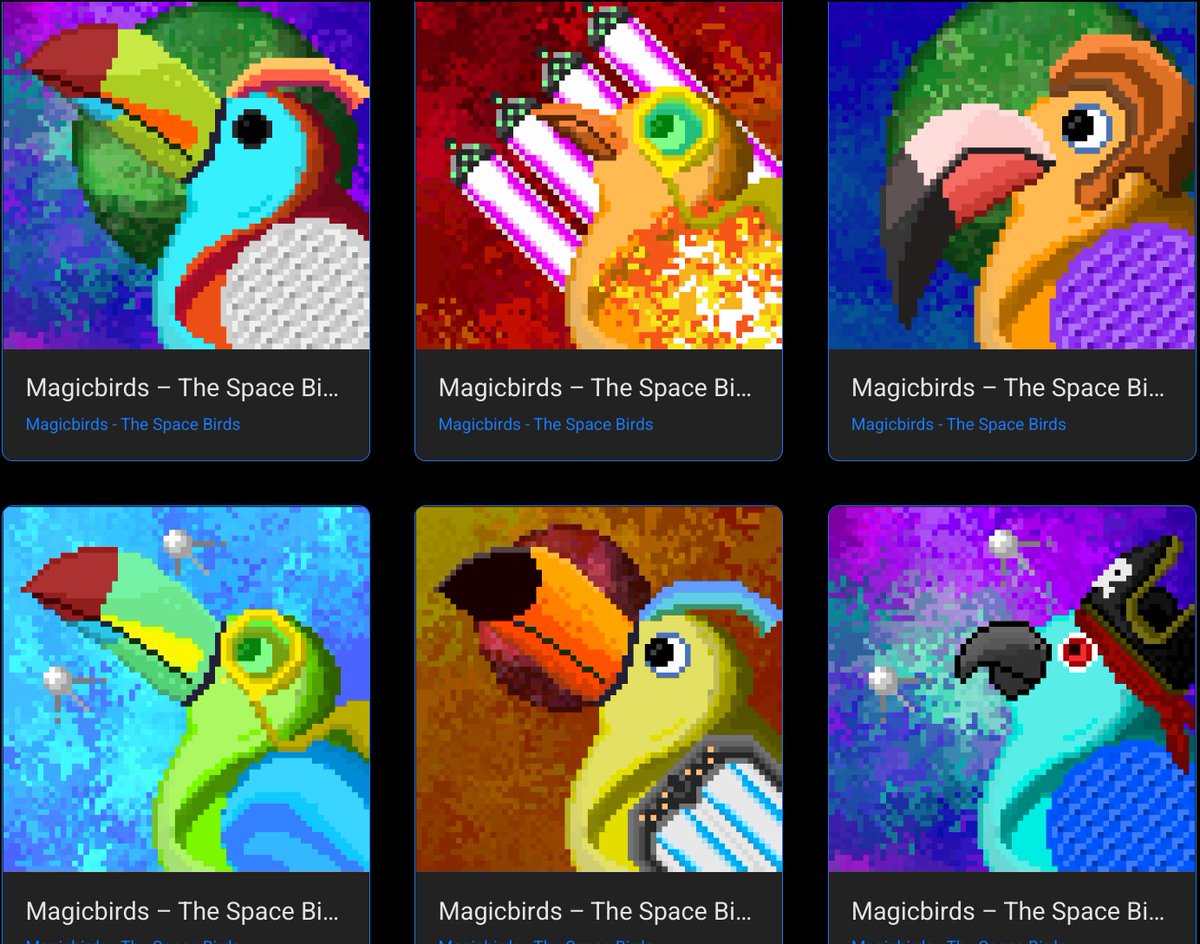milesmuso's tweet photo. Grab yourself some #MagicBirds before they fly!

@MagicBirdsOG Gen 2 from @FantomPills is minting now, and #AVAX is close to 50% sold!

25 $FTM per mint, max 5 per txn.

https://t.co/YJolTtZor5

Aim for the moon! https://t.co/iGMwXPl8iS