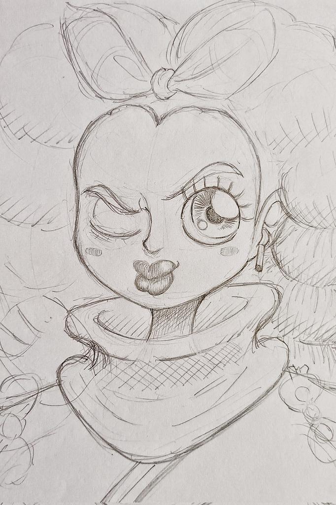Mr_ChizzWizz's tweet photo. A sketch of the cute Kimberley from the upcoming Street Fighter 6! #streetfighterart #streetfighter6 #art #artwork #artisan #sketches #blackcharacterdesign #fanart #fanartanime #fanart🎨 #mangafanart #ArtistOnTwitter https://t.co/Q4TJEXRSof