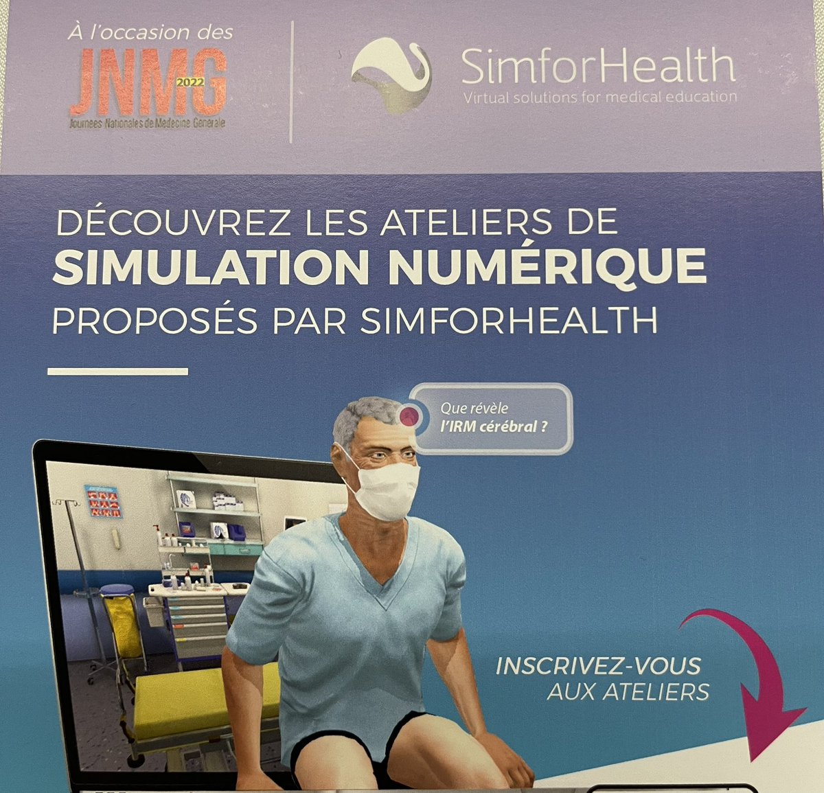 #JNMG2022 Premiers ateliers de formation grâce à la simulation numérique aux <a href="/JNMG2022/">JNMG</a> avec des médecins et internes avec « RareSim » sur la prise en charge de patients atteints de maladies rares. D’autres ateliers pendant ces 2 jours sur le stand de <a href="/SimforHealth/">SimforHealth</a> no 6 au #JNMG