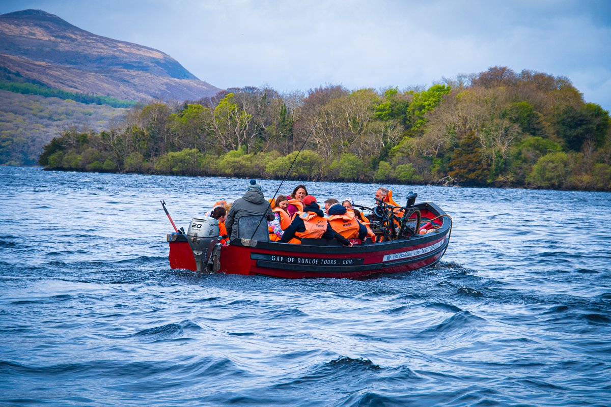 gapofdunloetour's tweet photo. A brisk but beautiful day on the Lakes of Killarney! 
Be sure to book your tour at https://t.co/2Q3uuAqBlu https://t.co/SnJm7yBJvj