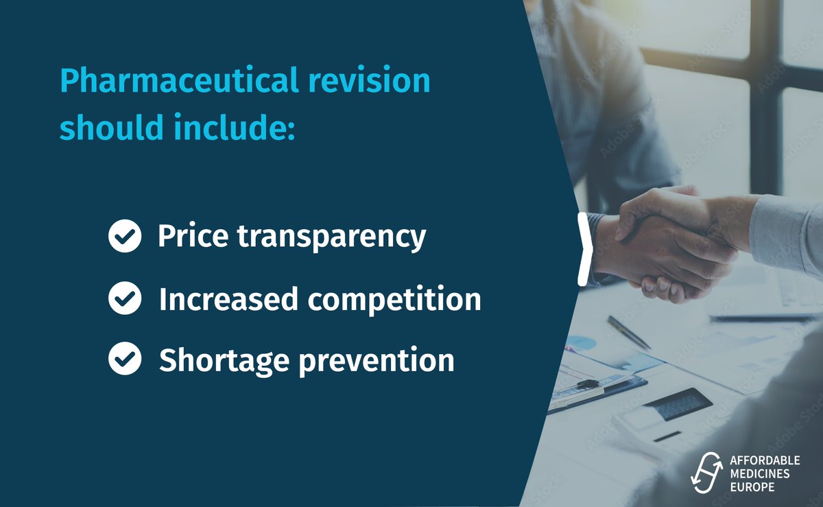 AffordableMedEU's tweet photo. We agree with @Meds_Alliance that pharma revision should ensure #access to #affordablemedicines.
We fully support price #transparency, #competition and #shortage prevention 💊.
Patient interest = 1⃣
Read more on the #RomeDeclaration 👉 https://t.co/oMRPuqHWEe https://t.co/0fgwExmJBu