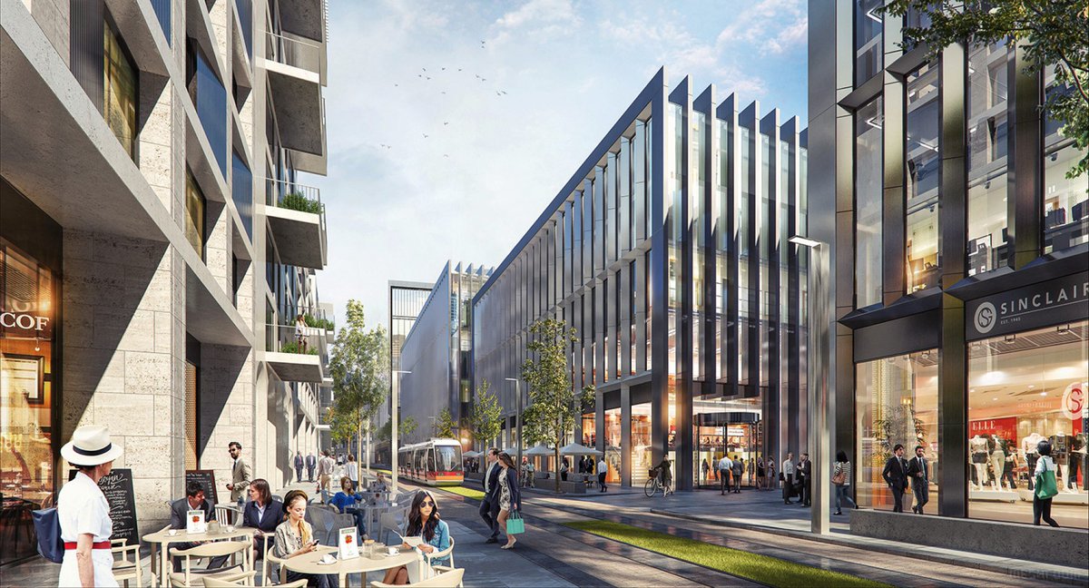 ILovesTheDiff's tweet photo. Dynamic CGI images of Cardiff's Central Quay / Cei Canalog mega development (more than 700 apartments!) from Rightacres. Images from @BenoyGlobal. https://t.co/dbCD9gCBaz