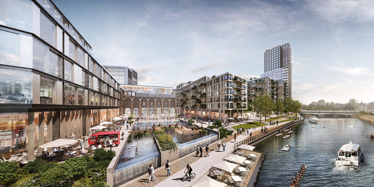 ILovesTheDiff's tweet photo. Dynamic CGI images of Cardiff's Central Quay / Cei Canalog mega development (more than 700 apartments!) from Rightacres. Images from @BenoyGlobal. https://t.co/dbCD9gCBaz