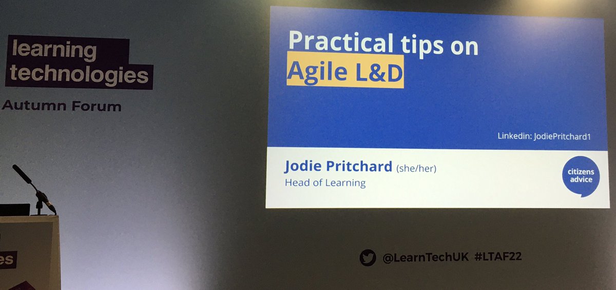 msabella's tweet photo. At @thcworks we manage everything using agile. For us it means we take an experiment driven approach to deliver as much impact as possible. Looking forward to hearing from Jodie Pritchard from @CitizensAdvice about how they do it #LTAF22 #T2S2
 https://t.co/eysO3lpiFx https://t.co/GDUQqFiKrA