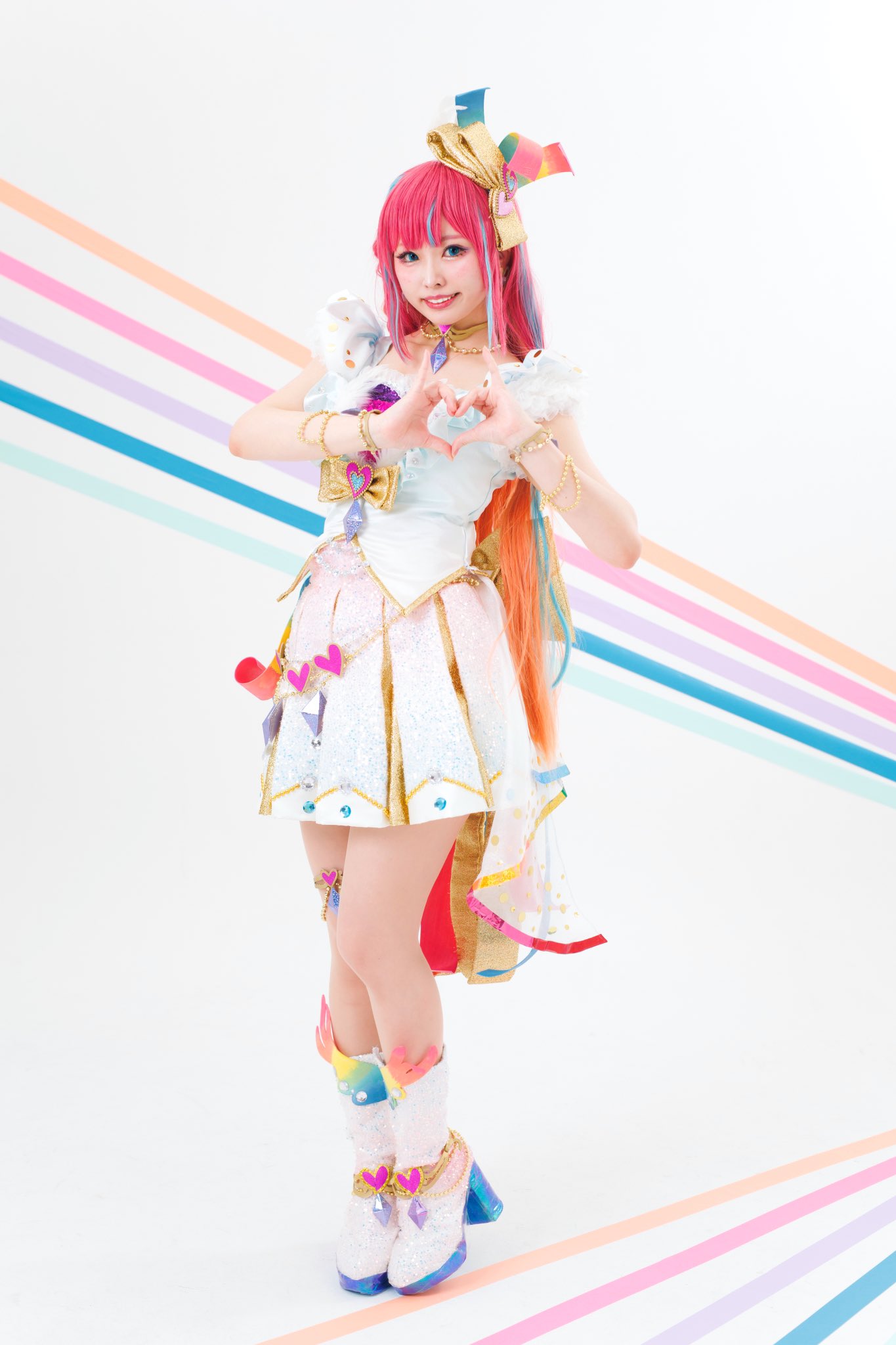 ワッチャプリマジ！　陽比野まつり　ハートフェザー　コスプレ　衣装　ウィッグ りゆこ🍧7/13カフェイベ🏮 on X: 