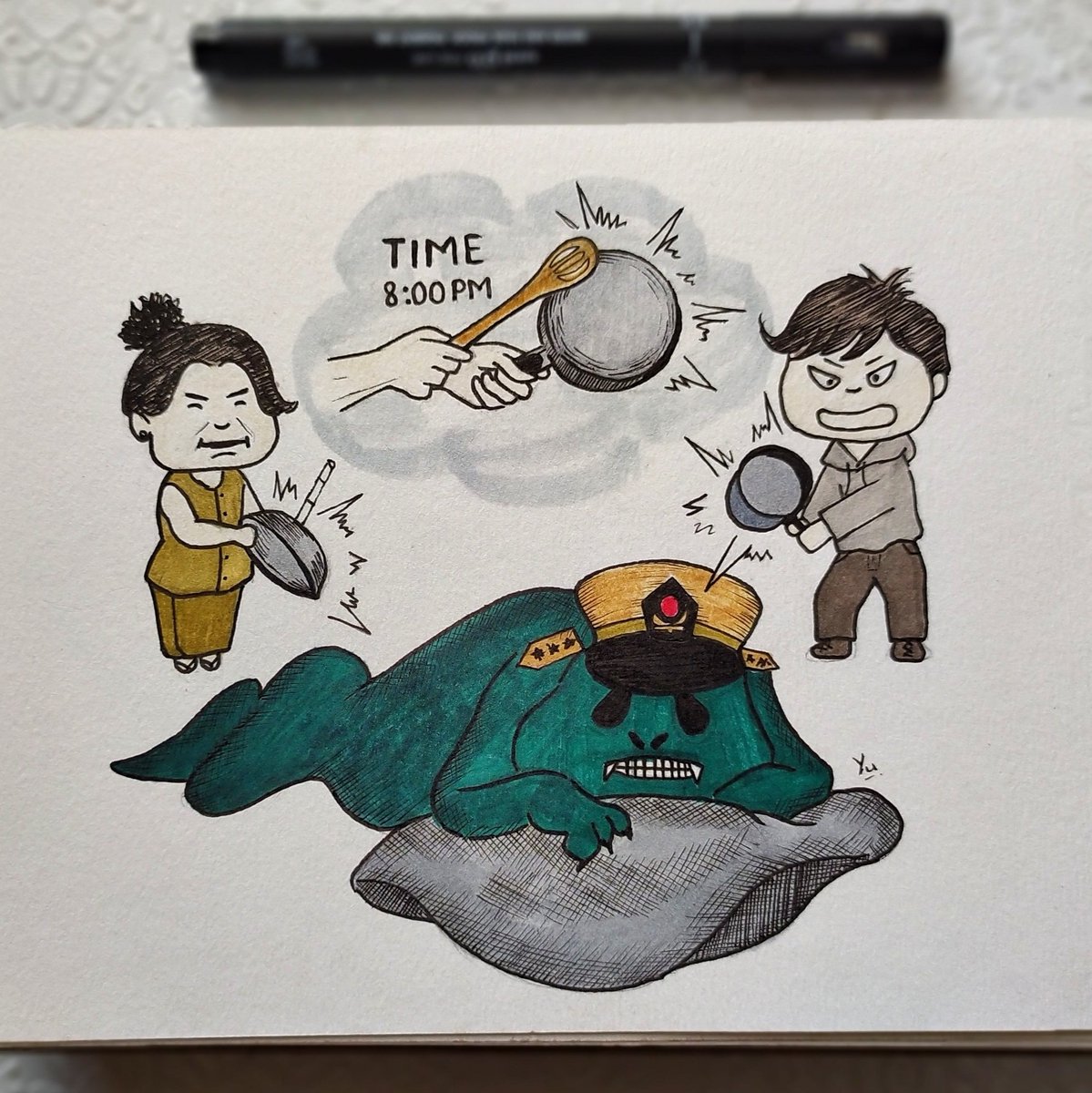 Day 13
Exorcism
#Revotober 
#inktober2022