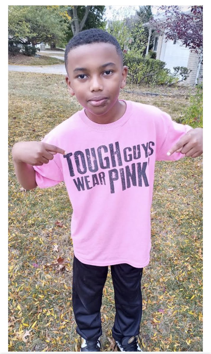 This kiddo is rockin’ our pink out week for Breast Cancer Awareness! I asked if we could take a pic together and then we ran out of time. So thankful he remembered and had mom send me his pic! Tough Guys Wear Pink <a href="/SheikoLarkin/">Ashleigh Larkin</a> #onlywb