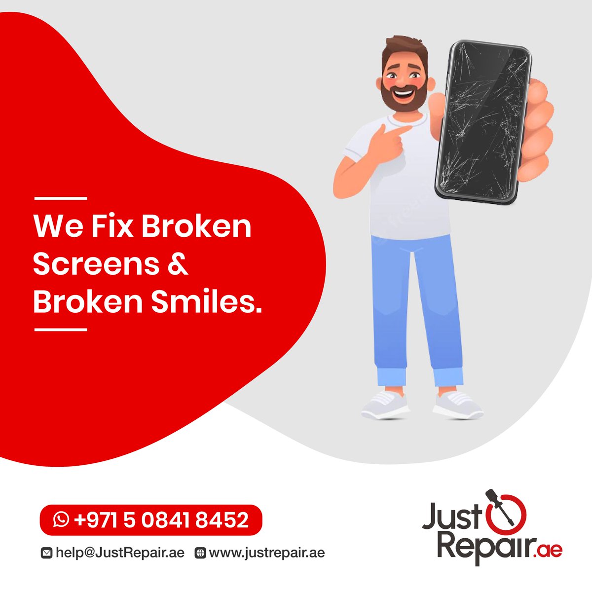 JustrepairA's tweet image. A new way of care for your personal gadgets...

Call : +971 4 886 0321
WhatsApp: +971 50 841 8452

justrepair.ae
.
.
#justrepair #smartphone #smartphoneservice #mobilerepairing #mobiles #mobilerepair  #mobilephoneservice