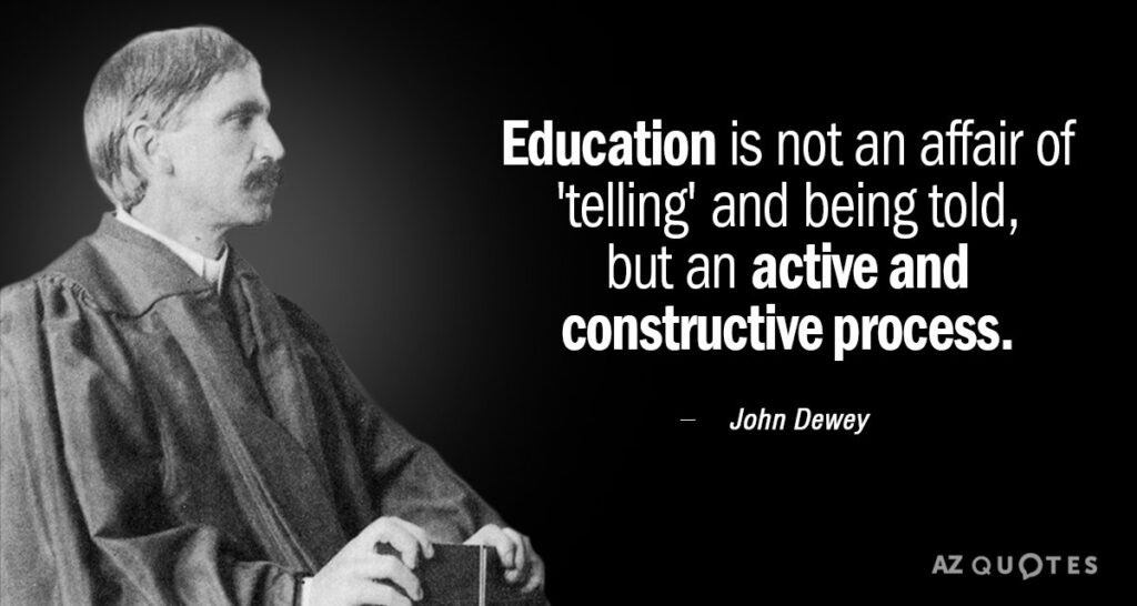 Education is not an affair of
'telling' and being told, but an active and constructive process
#education #edutwitter #teacher #sped #cte #asl #autism #LeadershipMatters #specialeducation #teachertwitter #school