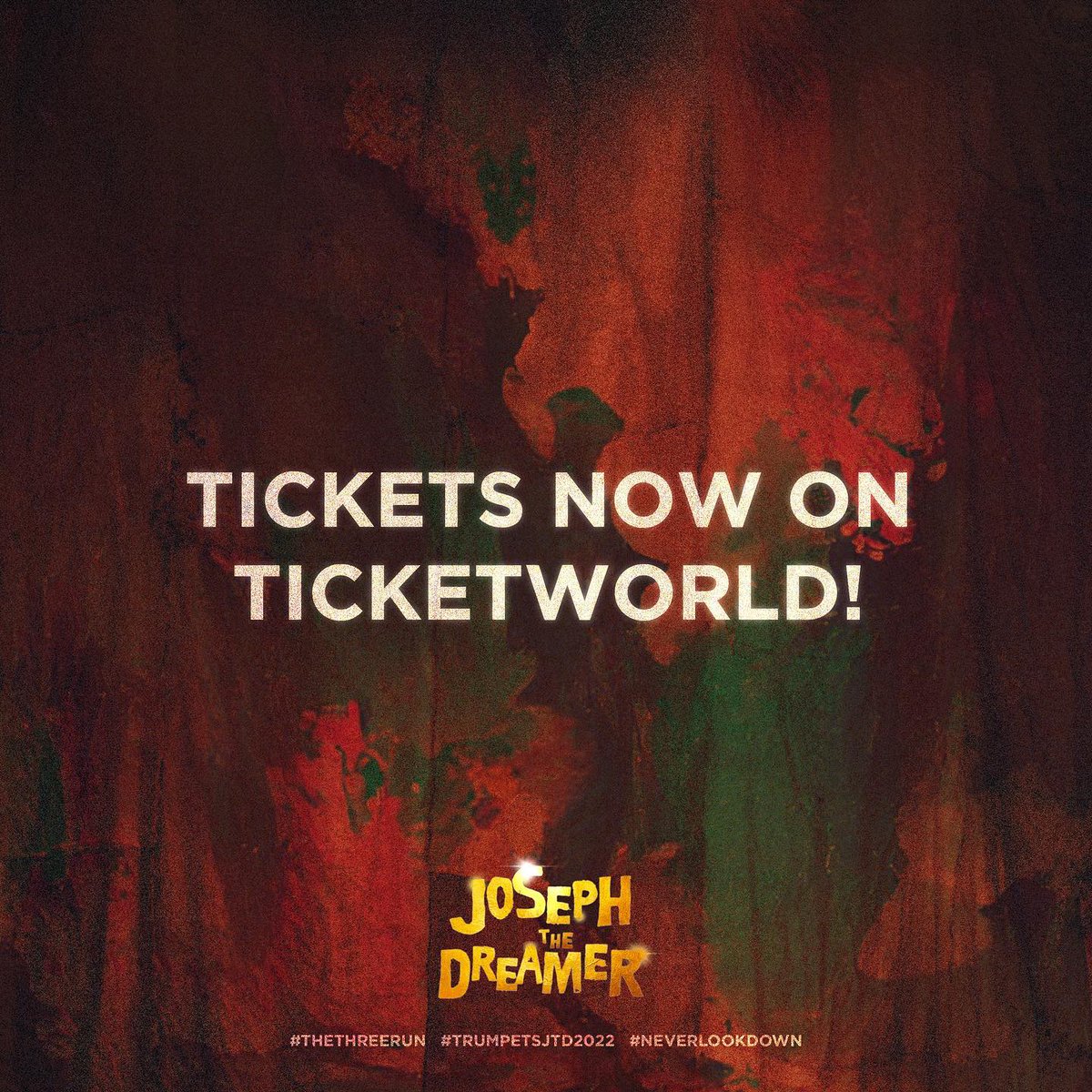 JTDTheMusical's tweet photo. Tickets to JOSEPH THE DREAMER's November run is now available! 

You may visit https://t.co/WFT6nU34RN or call their hotlines:

02 8891 9999
0917 550 6997
0999 954 5922

Tickets will also be available through our show buyers soon! 

#TheThreeRun
#TrumpetsJTD2022
#NeverLookDown https://t.co/Hinissoeqm