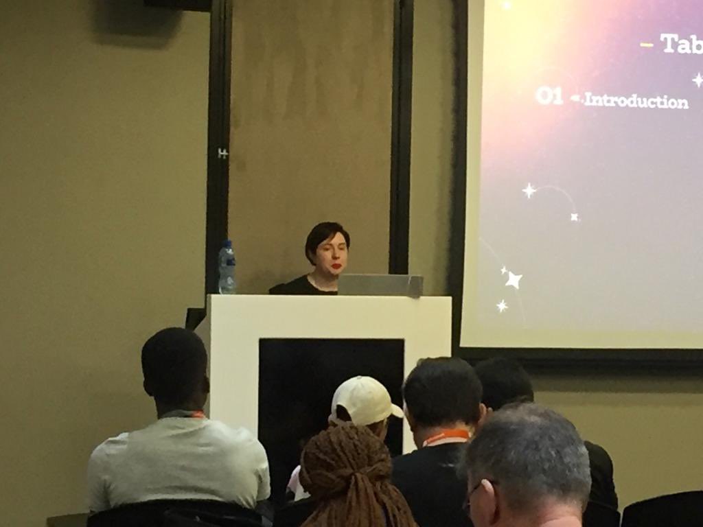 JavaAfrica's tweet photo. Thank you so much @pamelaahill for your talk on Koitlin Multiplatform Mobile. The dynamic duo presenting at conference. 

#ICJ22 #ICJ #java   #AzureCosmosDB #azure #MicrosoftAzure #microsoftza  #software #tech #dev #Kubernetes #kotlin #TechNews #blockchain
#AzureCosmosDB #azure https://t.co/Irw7glA4Sb