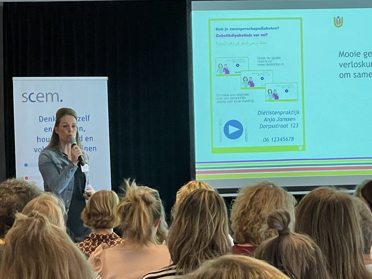 Top presentatie <a href="/SCEM/">SCEM</a> scholing “suikerziekte in de zwangerschap” door Esther Pekel. Veel mooie informatie video’s  voor cliënten: corienmaljaars.nl/dieetvideo/