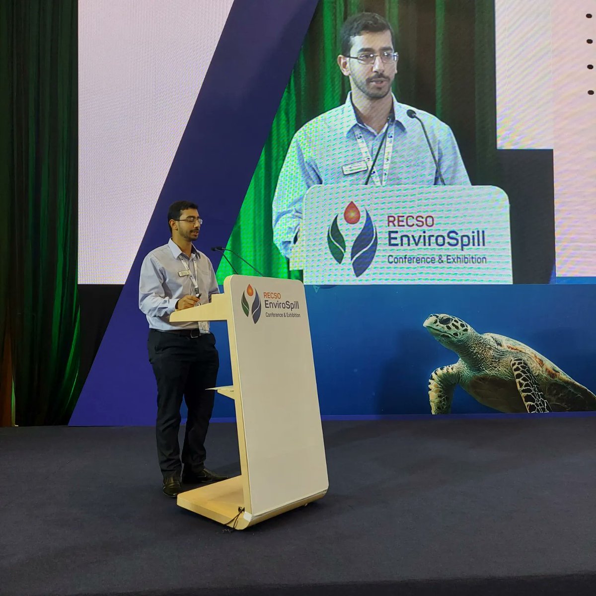 envirospill's tweet photo. #RECSOEnviroSpill2022 Technical Session 7
Theme: Oil Spill Case Studies
Speaker: Yusuf Marhoon, Oil Spill Response Specialist, @oilspillexperts
#recsoenvirospill2022 #readiness #response #resilience #sustainable #spilltechnology #marinelife #aquaenvironment #iconexglobal #iconex https://t.co/8pKKeNT7pN