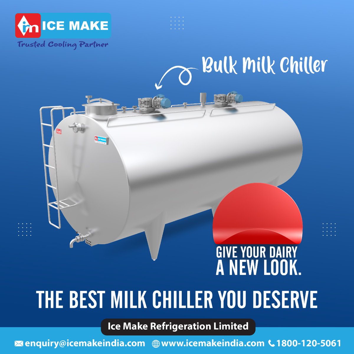 IceMakeRef's tweet photo. Our range of Bulk Milk Chiller is manufactured by advanced technology, suitable for preserving and storing milk. It is energy efficient and durable.

For more : https://t.co/jvdGaJayvR

#IceMake #IceMakeIndia  #BulkMilkChiller #DairyPlants #milkplant #Milkstoragetank  #ahmedabad https://t.co/DF3xGOhc91