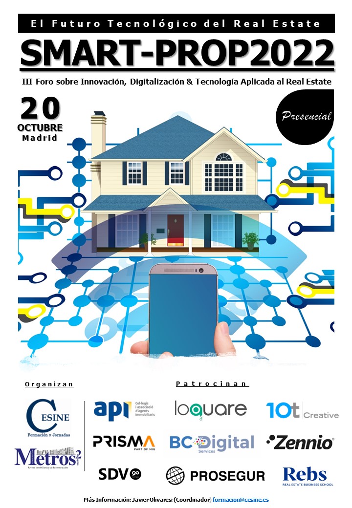 CesineEditorial's tweet photo. Santiago Díez Torrijos, CEO de @10t_proyectos participa en #SMART_PROP_3 el próximo día 20 de octubre en Madrid, para hablar de la relación entre #proptech, #tecnología y #construcción: #CONSTRUTECH.
https://t.co/ez4OYy7TXH https://t.co/SsvLnFQr7M