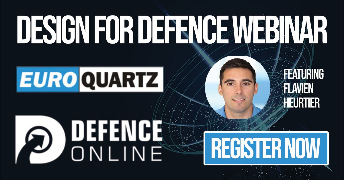 Join us for our next complimentary online expert briefing for the #defence sector. <a href="/Euroquartz_Ltd/">Euroquartz Ltd.</a> 

bit.ly/3SZ9z1y