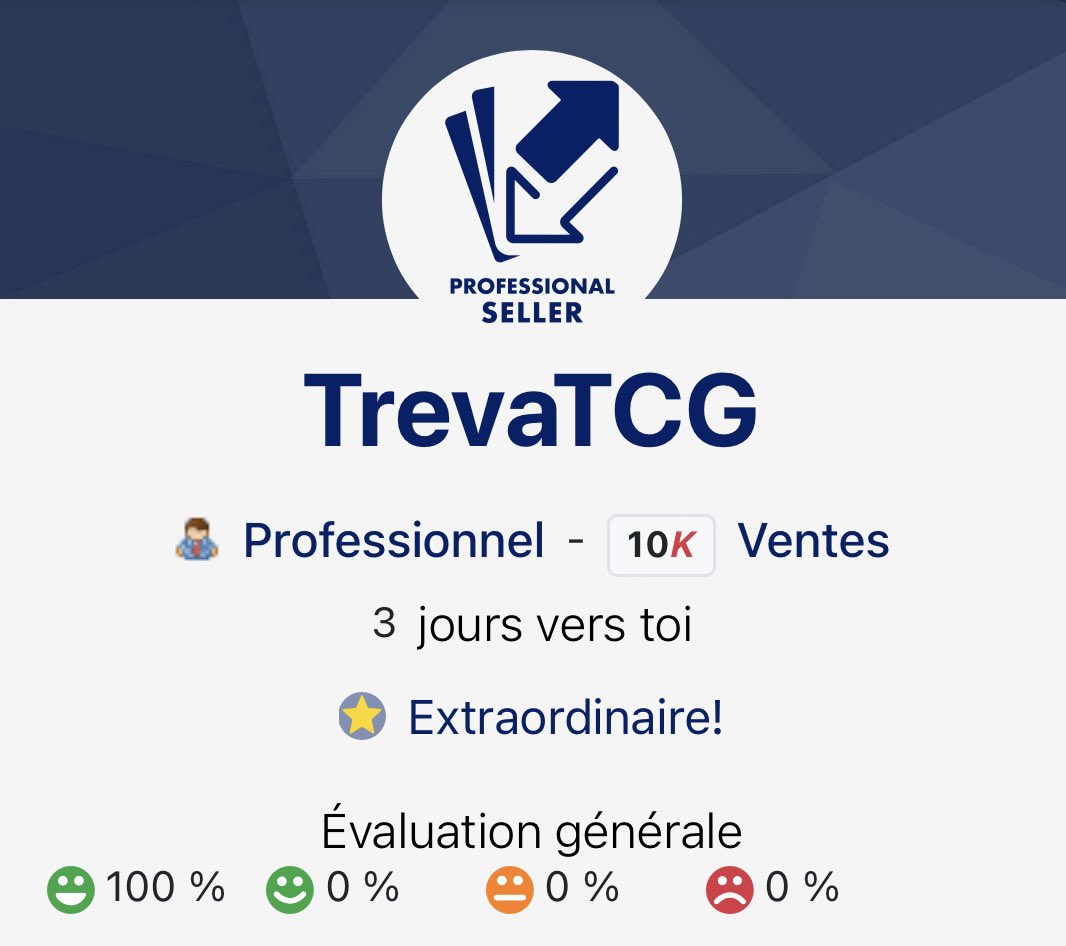 LFG 10k de ventes today !
Du coup #Giveaway rapide jusqu’à mercredi prochain : 15€ bon d’achat <a href="/CardmarketMagic/">Cardmarket-Magic</a> ou 20€ crédit sur mon store au choix 😎
✅ follow
♻️ retweet
💚 like
GL everyone 🍀
#tcg #paper