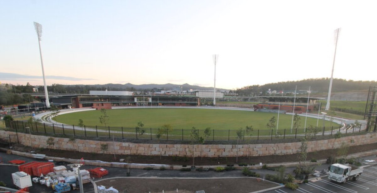 jakeanson's tweet photo. A milestone day for Brighton Homes Arena, with Michael Voss Oval fully-turfed.  

Congrats @AFLQ and Twin View Turf on a job well done.

I can't wait for a kick on our new hallowed turf!

@brisbanelions #uncaged #brisbanelions #aflw #afl #GreaterSpringfield https://t.co/2GAN5aNspX