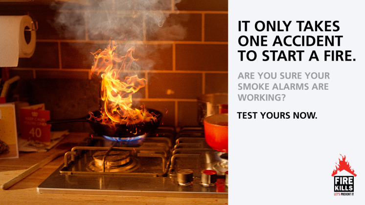 Test the batteries in your smoke alarms once a week, even if they’re wired into the mains. 

A working smoke alarm could make all the difference in an emergency.

Read more on our website: ow.ly/9XKb50L6EGn

#PressToTest