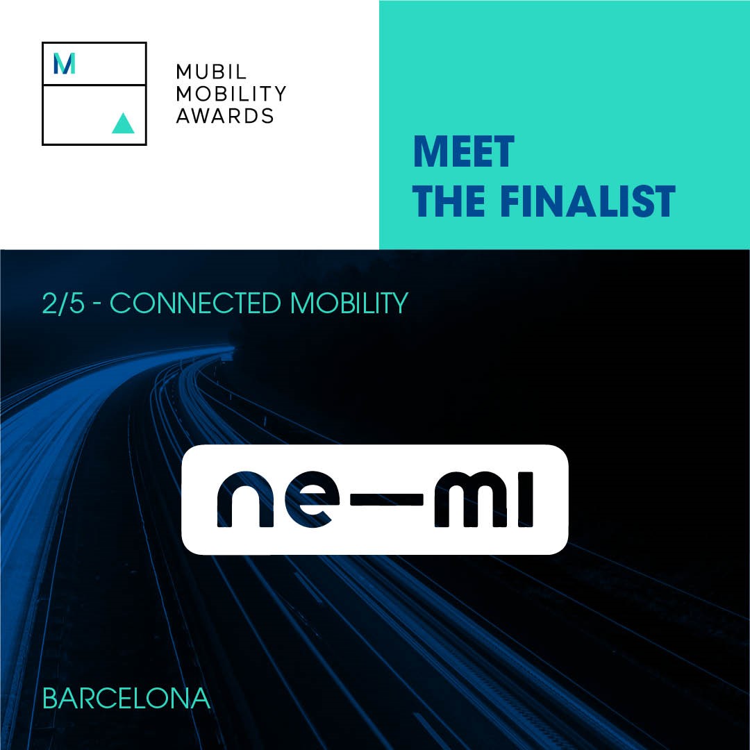 1 week to go til Nemi will be up on the big screen of #finalists at the #MUBILMobilityAwards2022 Thrilled to have been selected from over 30 #innovative projects as a #software solution with outstanding #potential to positively impact the future of #mobility <a href="/mubil/">MUBIL</a>