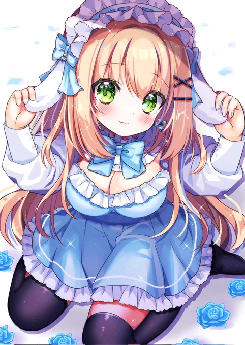 お耳もふもふする?(՞˶・֊・˶՞) #オリジナル