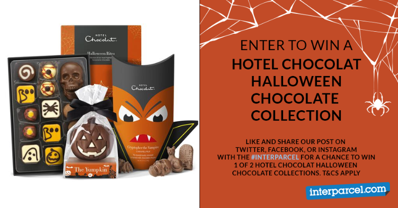 interparcel's tweet photo. ⭐ LAST CHANCE ⭐
Get in the spooky spirit and enter our competition for the chance to win one of two Hotel Chocolat Halloween Chocolate Collection prizes. To enter, LIKE and RETWEET this post with the #interparcel. UK only. T&Cs apply. Ends midday 26.10.2022. #competition