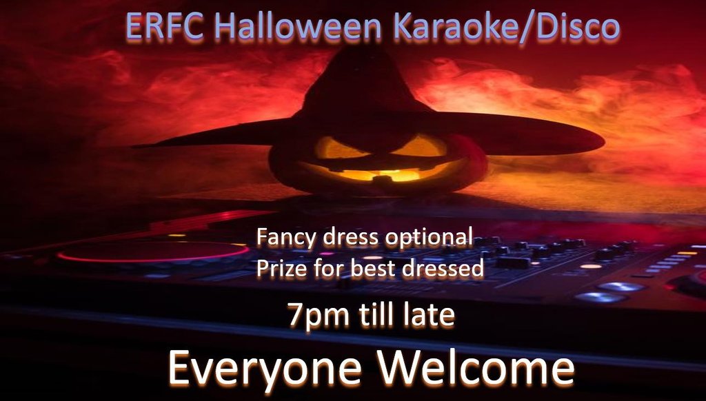 ERFC Halloween Karaoke / Disco pitchero.com/clubs/earlston…